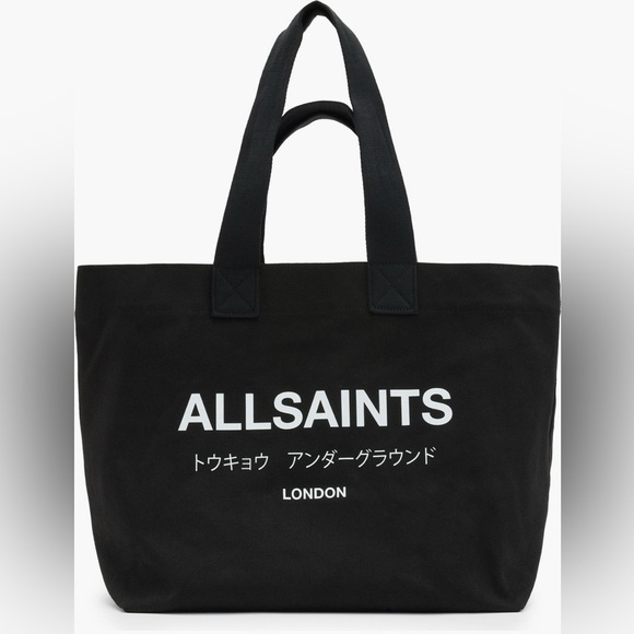 NWT AllSaints Authentic Tote Bag Extra Large - Picture 2 of 9